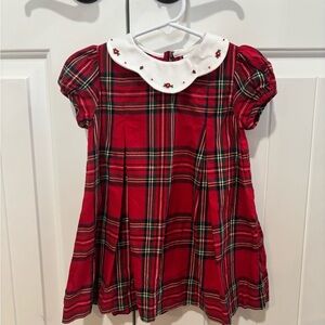 Christmas holiday embroidered dress